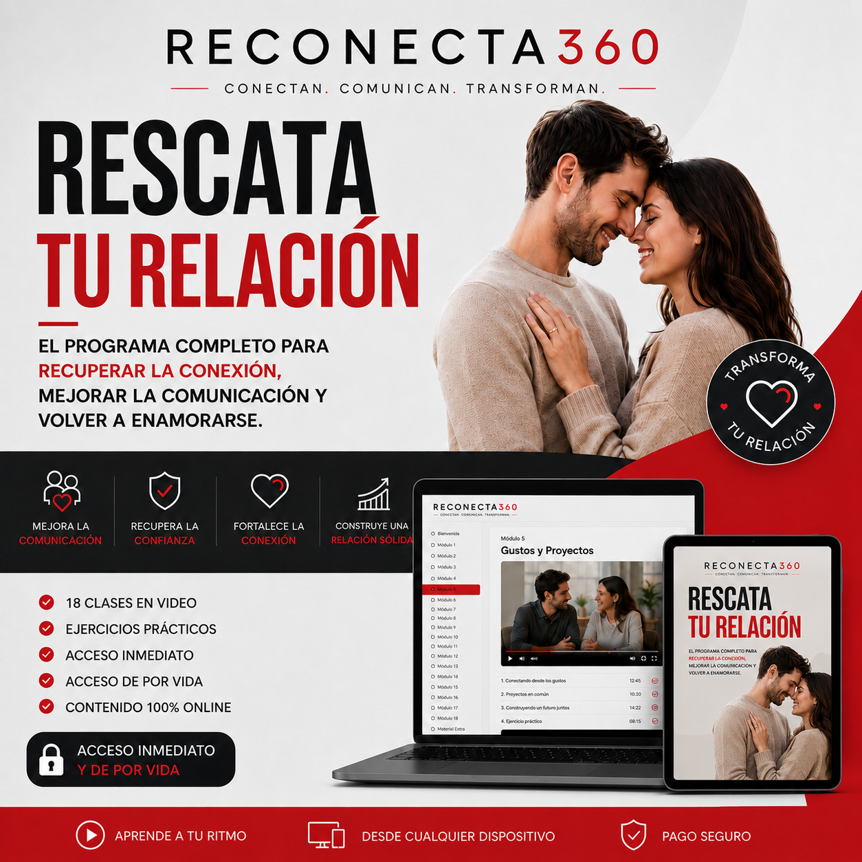 Rescata tu relación - CURSO COMPLETO | Reconecta360.com